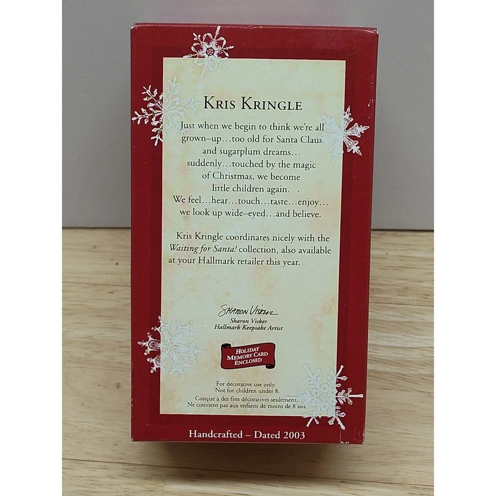 Hallmark Keepsake Ornament Kris Kringle